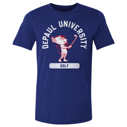 DePaul Blue Demons Mascot Golf WHT (ONLINE ORDER ONLY)