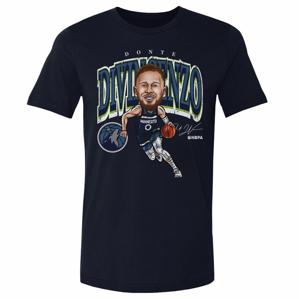 Donte DiVincenzo Minnesota Timberwolves Cartoon NBA WHT (ONLINE ORDER ONLY)