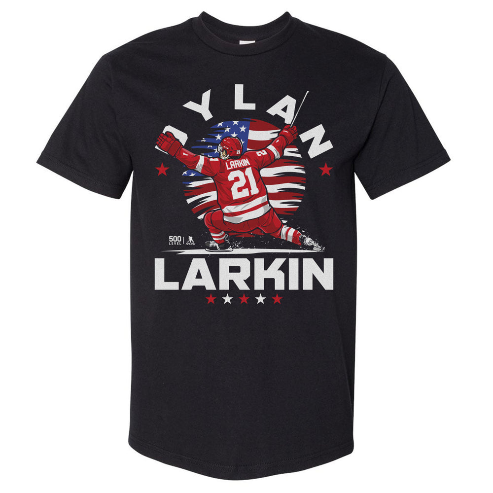 Dylan Larkin Detroit USA Flag Celebration WHT (ONLINE ORDER ONLY)