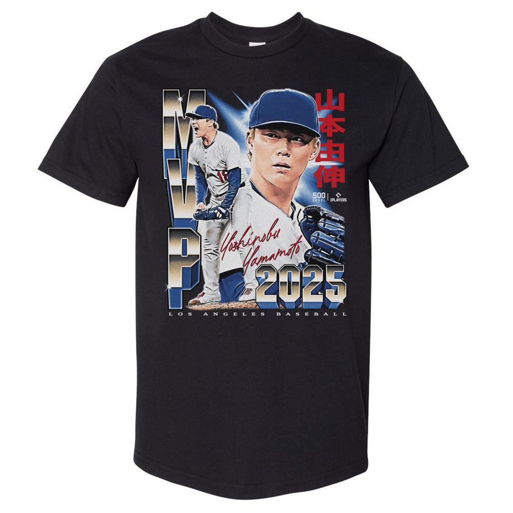 Yoshinobu Yamamoto Los Angeles D 2025 Champs MVP WHT (ONLINE ORDER ONLY)