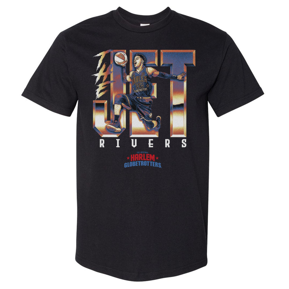 Jet Rivers Harlem Globetrotters Nickname WHT (ONLINE ONLY)