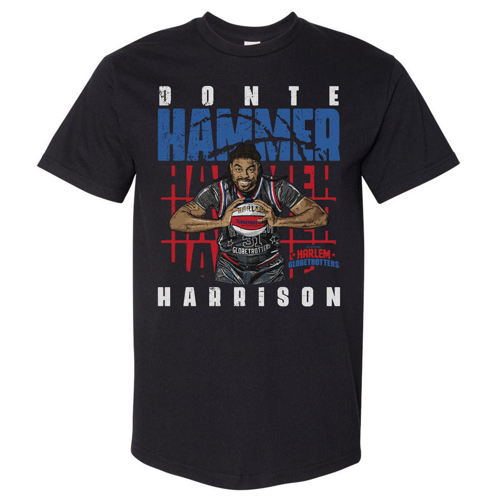 Hammer Harrison Harlem Globetrotters Pose WHT (ONLINE ONLY)