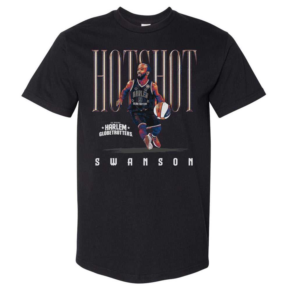 Hot Shot Swanson Harlem Globetrotters Nickname WHT (ONLINE ONLY)