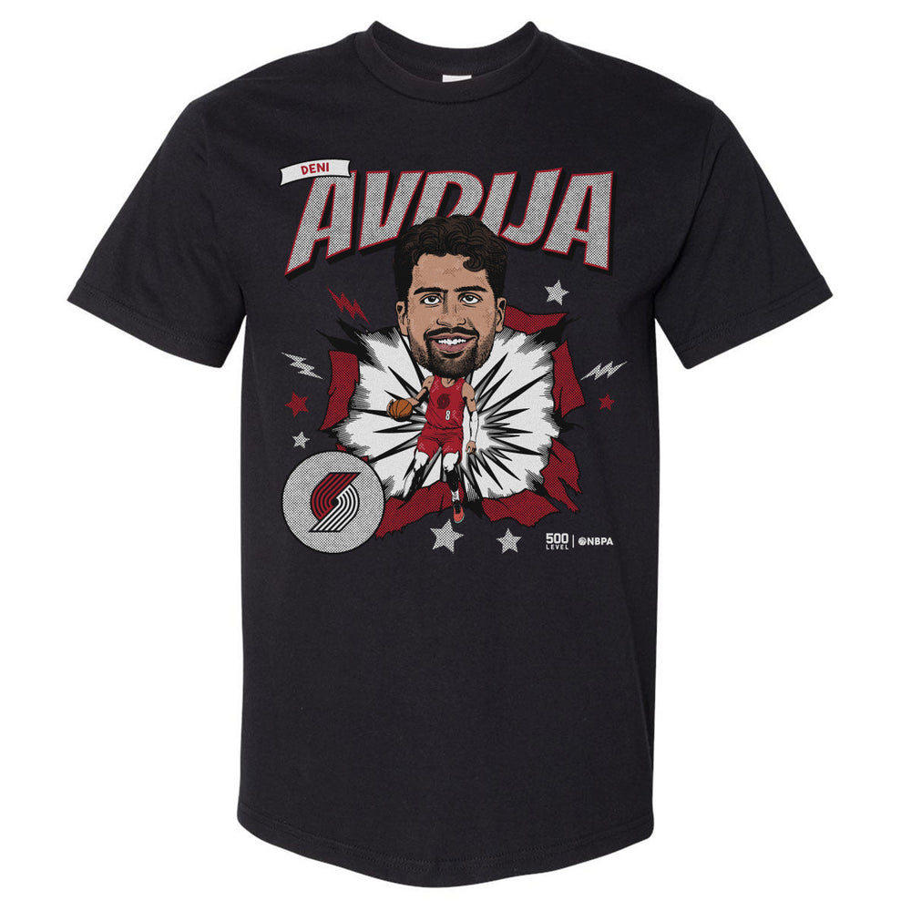 Deni Avdija Portland Trail Blazers Caricature WHT (ONLINE ORDER ONLY)