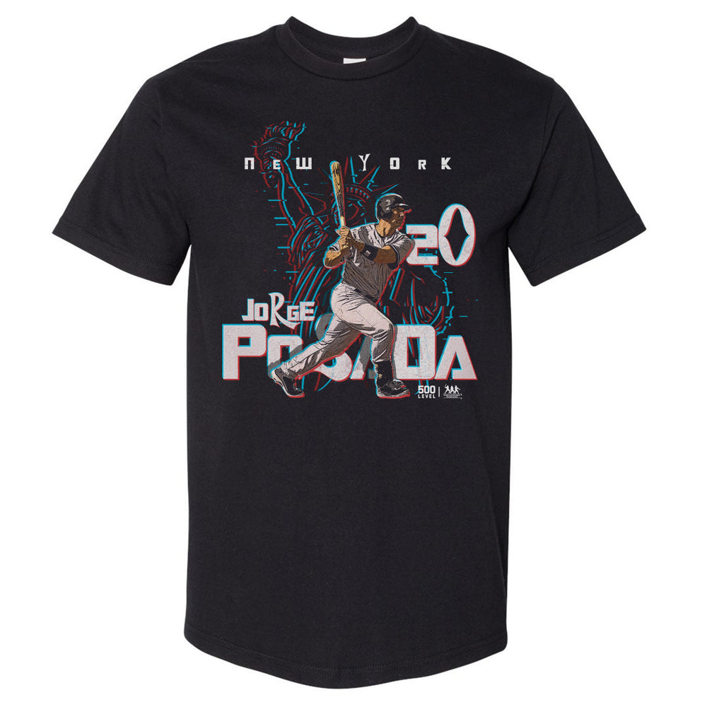 Jorge Posada New York Y 3D Graphic WHT (ONLINE ORDER ONLY)