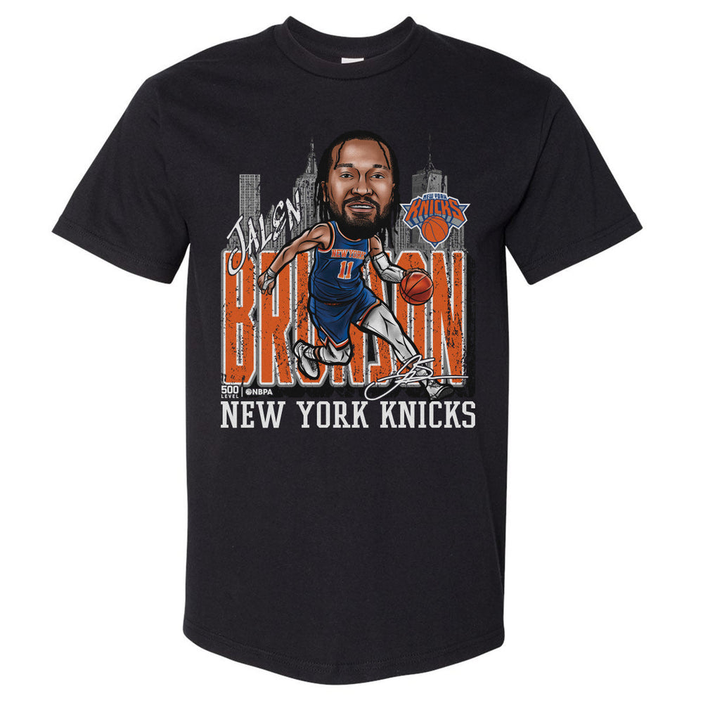Jalen Brunson New York Knicks Cartoon City Cartoon WHT (ONLINE ORDER ONLY)