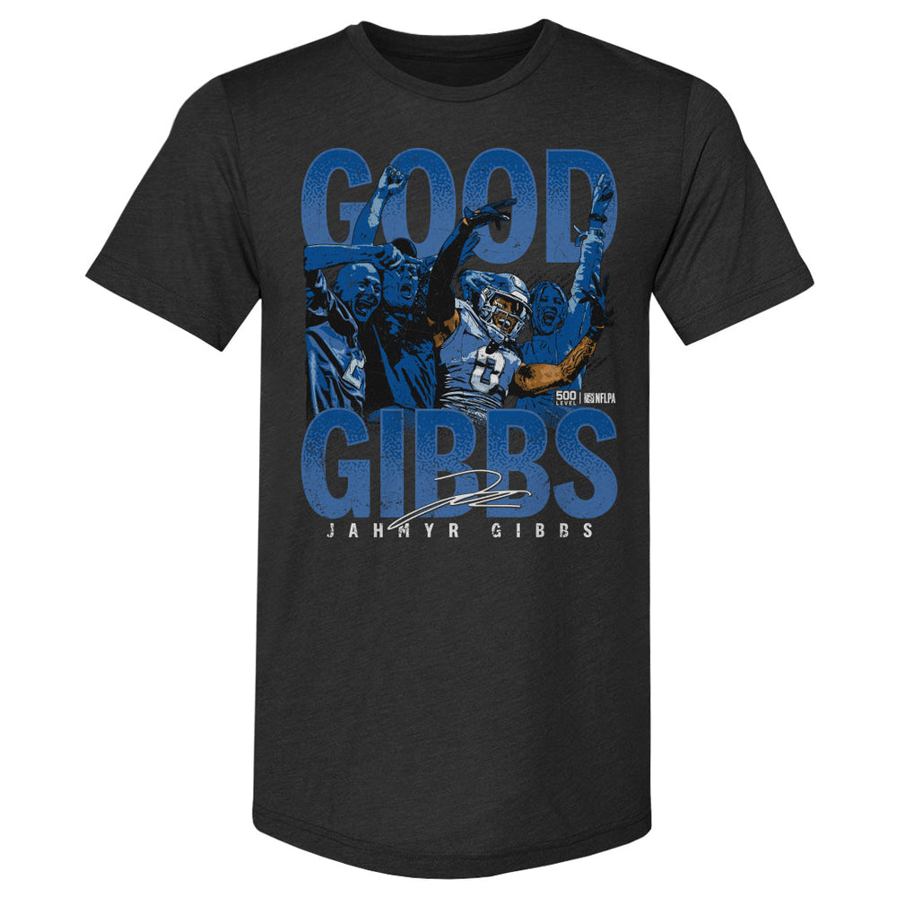 Jahmyr Gibbs Detroit Crowd Celebration WHT (ONLINE ORDER ONLY)
