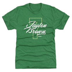 Jaylen Brown Boston Number Script WHT (ONLINE ORDER ONLY)