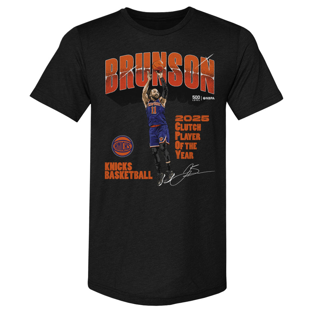 Jalen Brunson New York Knicks 2025 Clutch Player Of The Year WHT (ONLINE ORDER ONLY)
