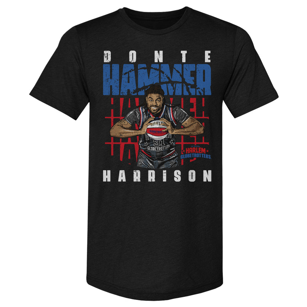 Hammer Harrison Harlem Globetrotters Pose WHT (ONLINE ONLY)