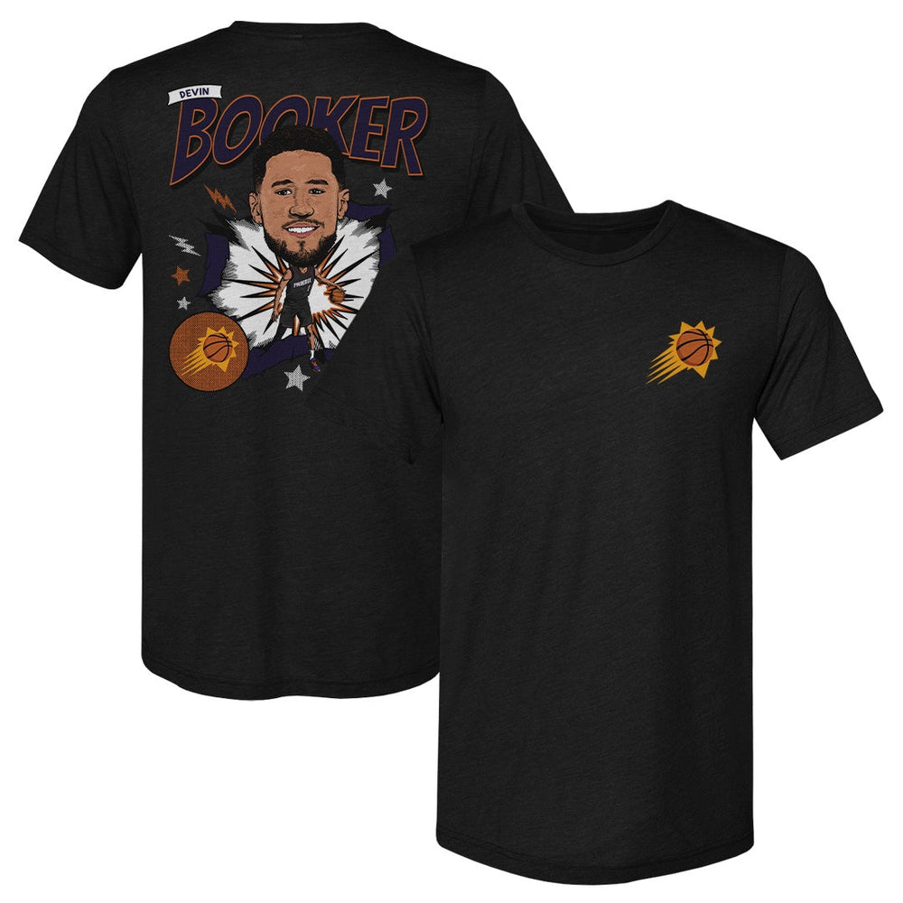 Devin Booker Phoenix Suns Caricature F&B WHT (ONLINE ORDER ONLY)