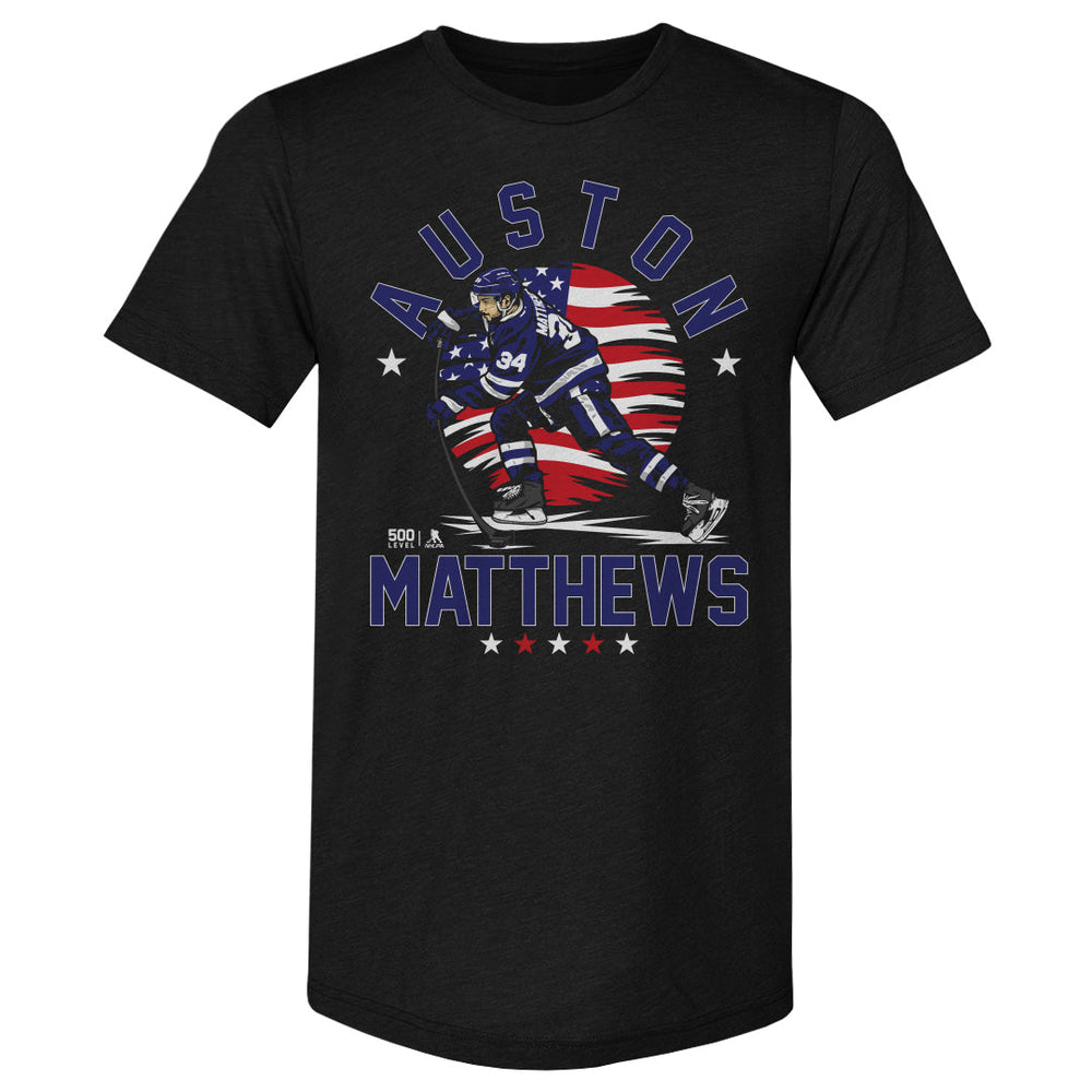 Auston Matthews Toronto USA Flag WHT (ONLINE ORDER ONLY)