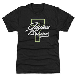 Jaylen Brown Boston Number Script WHT (ONLINE ORDER ONLY)