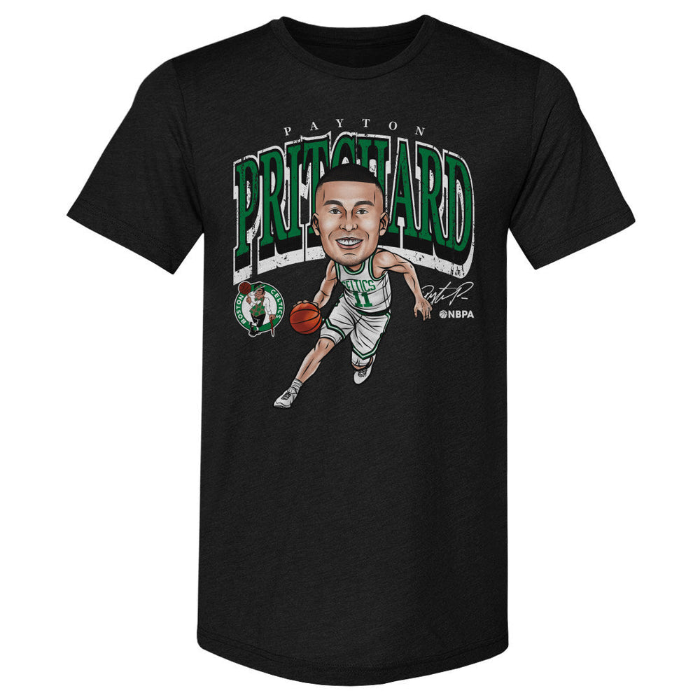 Payton Pritchard Boston Celtics Cartoon WHT (ONLINE ORDER ONLY)