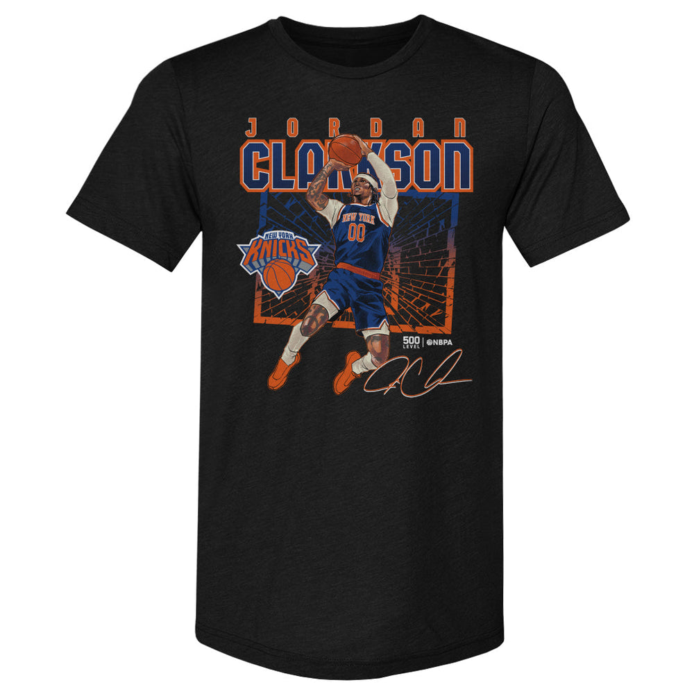 Jordan Clarkson New York Knicks Shattered WHT (ONLINE ORDER ONLY)