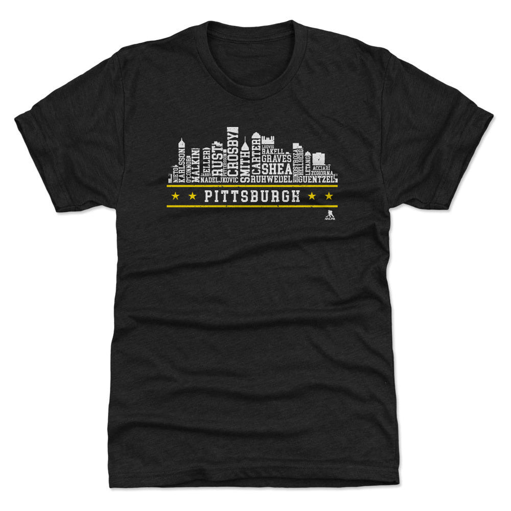 Pittsburgh Hockey Roster Skyline 23 WHT (ONLINE ORDER ONLY)
