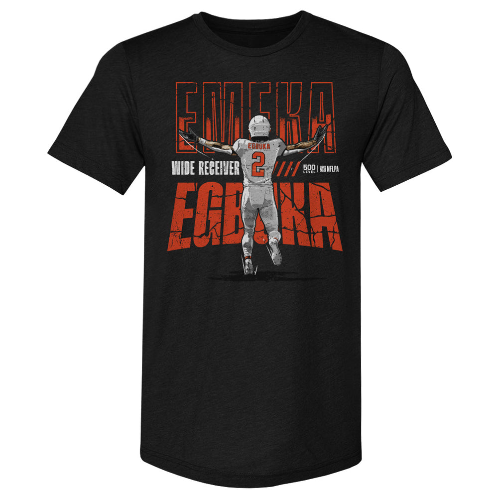 Emeka Egbuka Tampa Bay TD Pose WHT (ONLINE ORDER ONLY)
