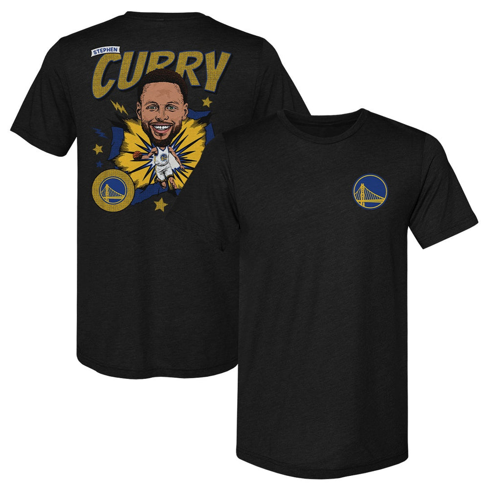 Steph Curry Golden State Warriors Caricature F&B WHT (ONLINE ORDER ONLY)