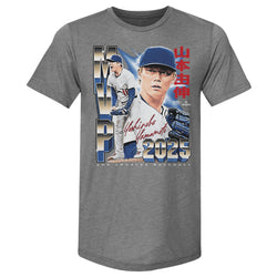 Yoshinobu Yamamoto Los Angeles D 2025 Champs MVP WHT (ONLINE ORDER ONLY)