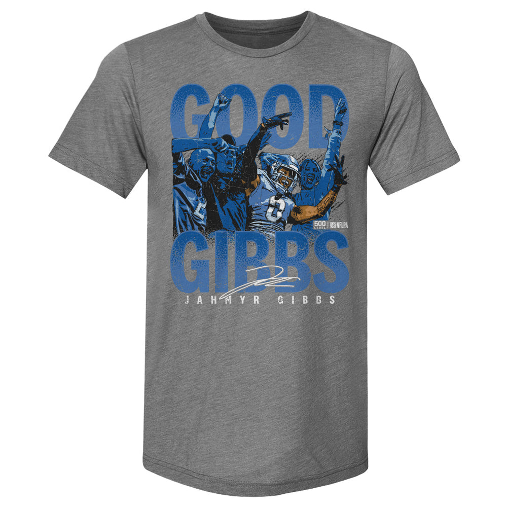 Jahmyr Gibbs Detroit Crowd Celebration WHT (ONLINE ORDER ONLY)