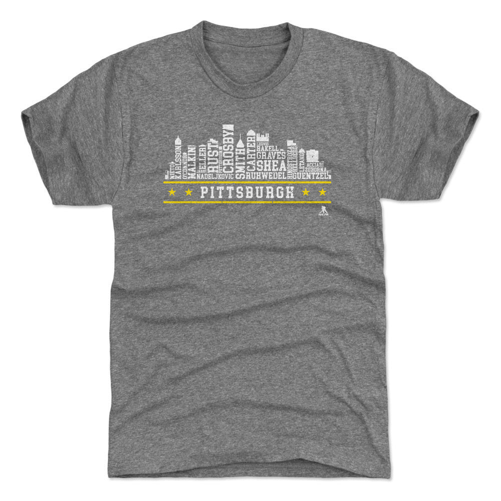 Pittsburgh Hockey Roster Skyline 23 WHT (ONLINE ORDER ONLY)