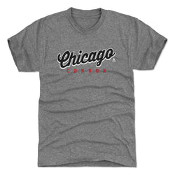 Connor Bedard Chicago Script Connor WHT