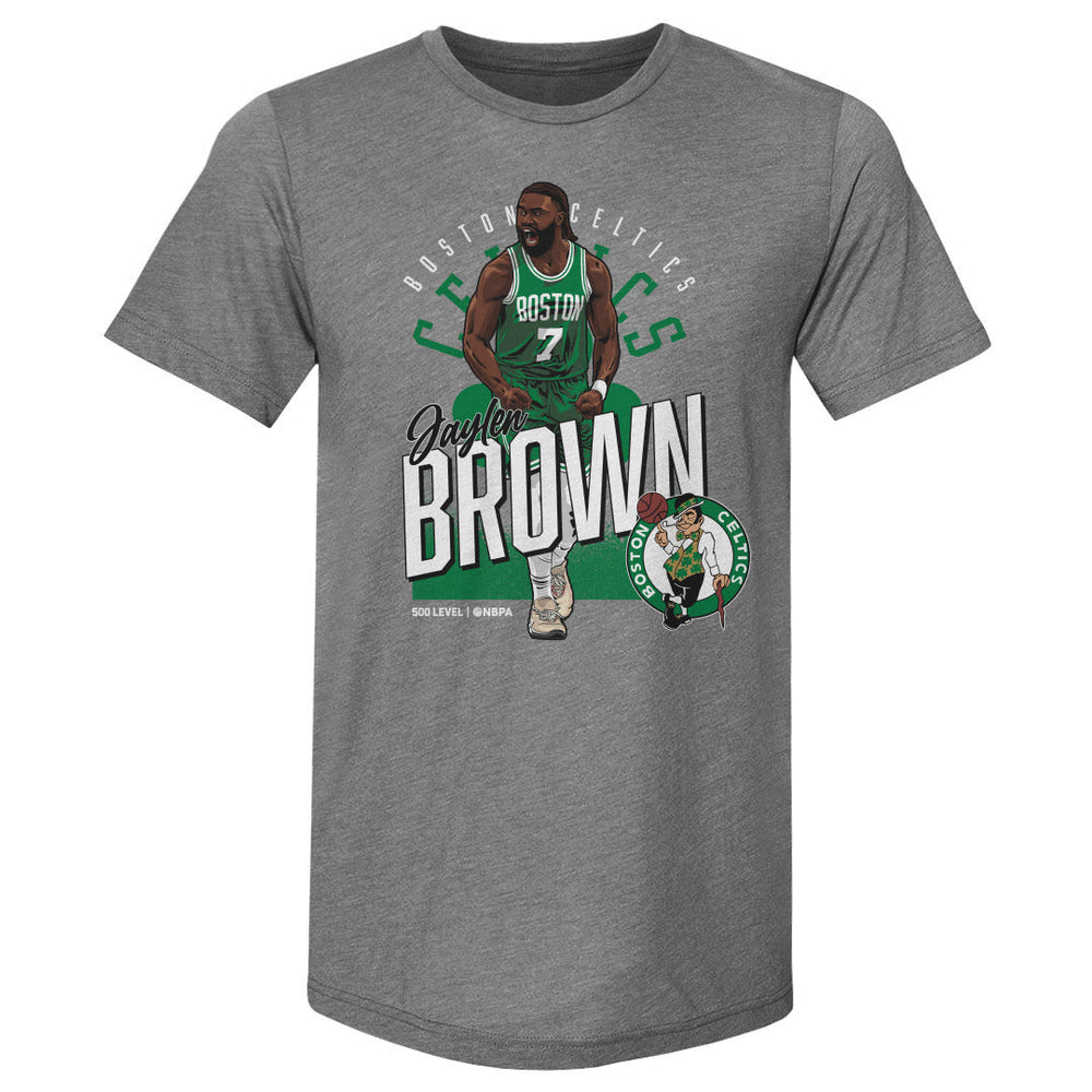 Jaylen Brown Boston Celtics Shield WHT (ONLINE ORDER ONLY)