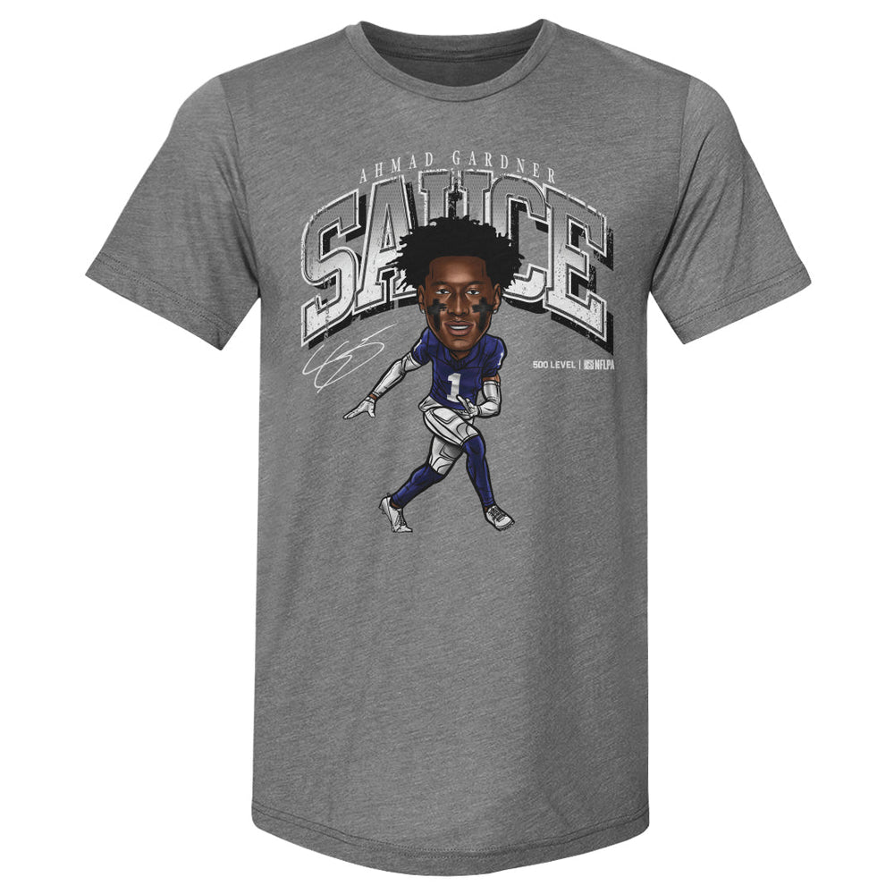 Sauce Gardner Indianapolis Cartoon WHT (ONLINE ORDER ONLY)
