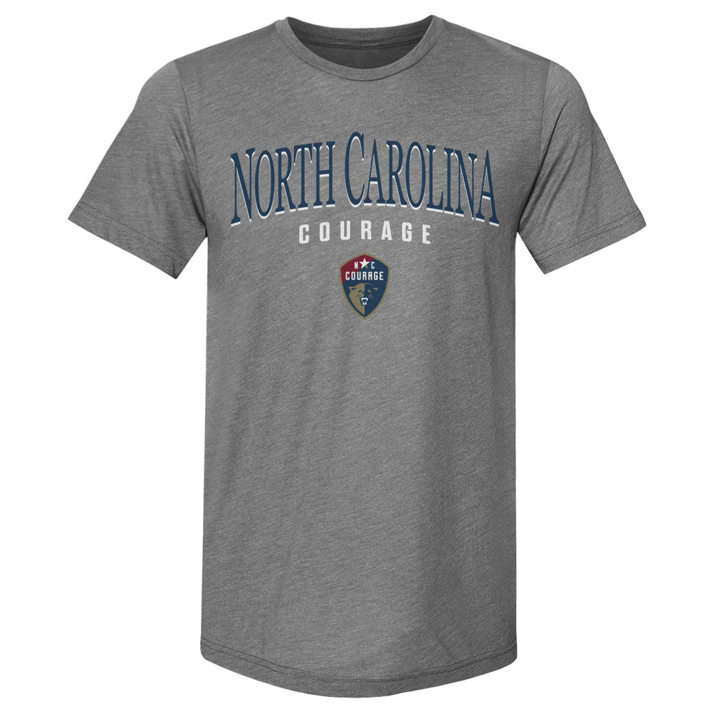 North Carolina Courage Arch Gray WHT (ONLINE ORDER ONLY)