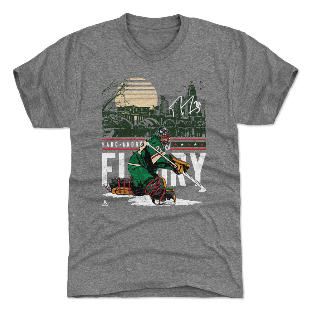 Marc-Andre Fleury Minnesota City Skyline WHT (ONLINE ORDER ONLY)