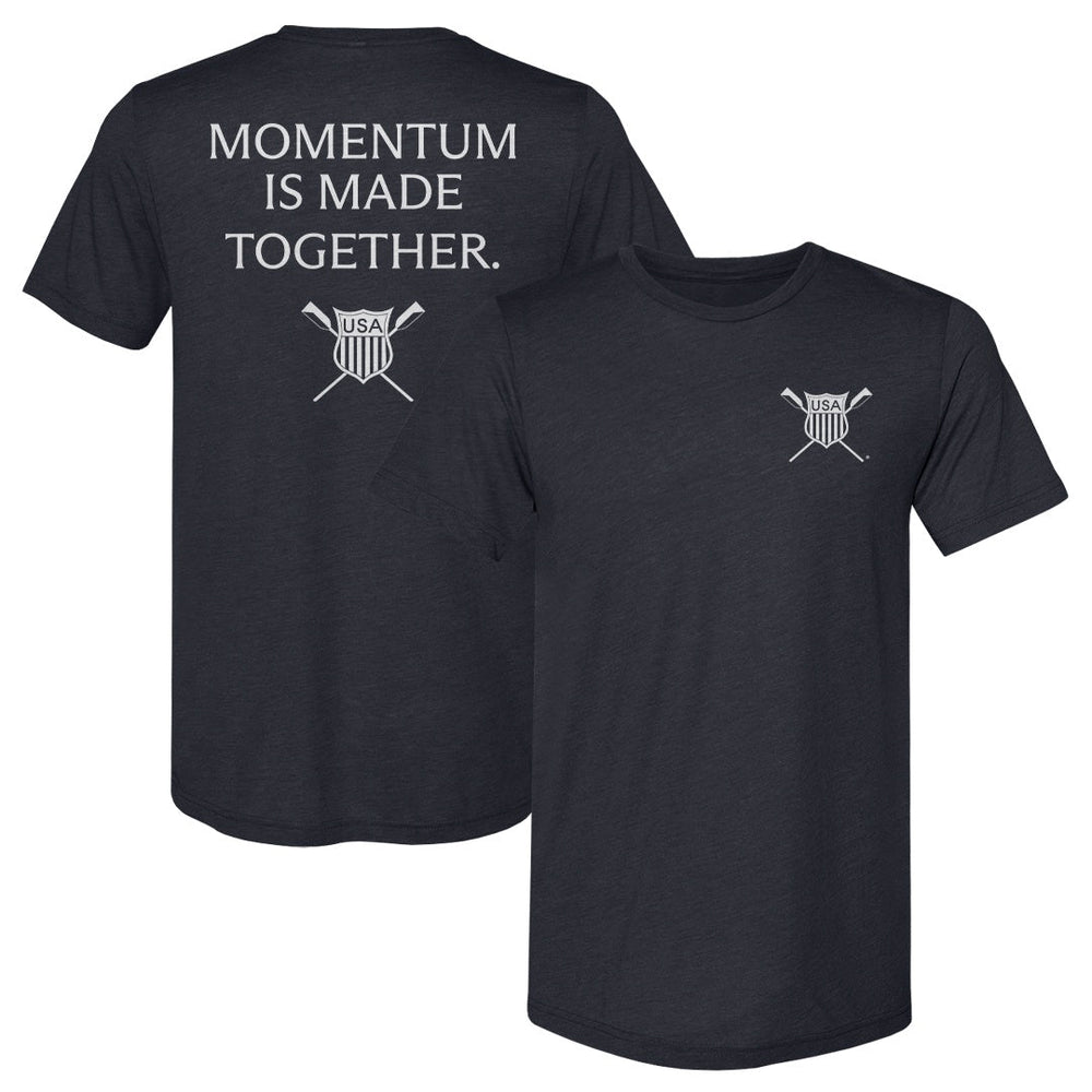 USRowing Emblem Momentum F&B WHT (ONLINE ORDER ONLY)