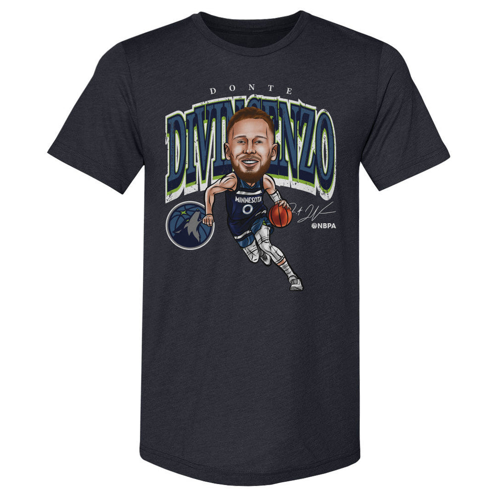 Donte DiVincenzo Minnesota Timberwolves Cartoon NBA WHT (ONLINE ORDER ONLY)