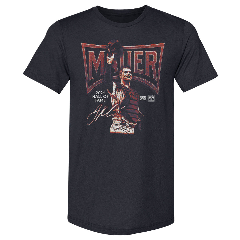 Joe Mauer Minnesota Banner Bitmap WHT (ONLINE ORDER ONLY)