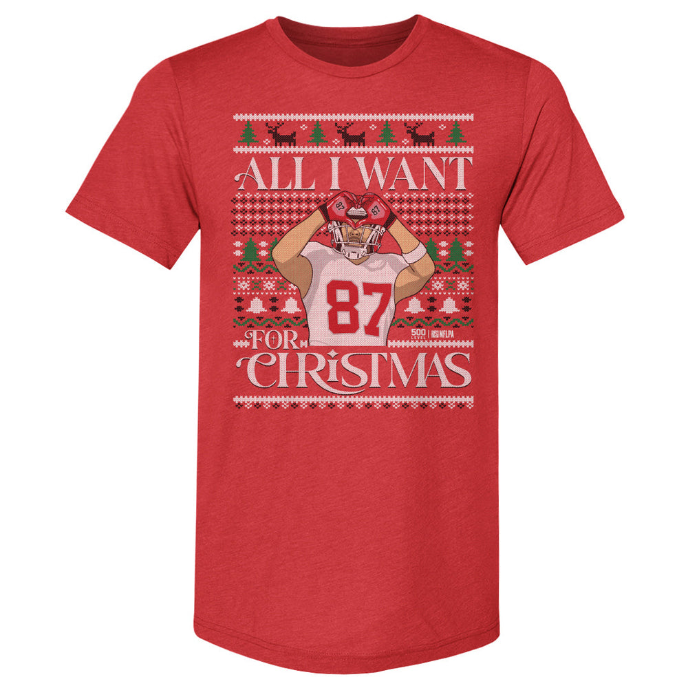 Travis Kelce Kansas City Ugly Sweater WHT (ONLINE ORDER ONLY)