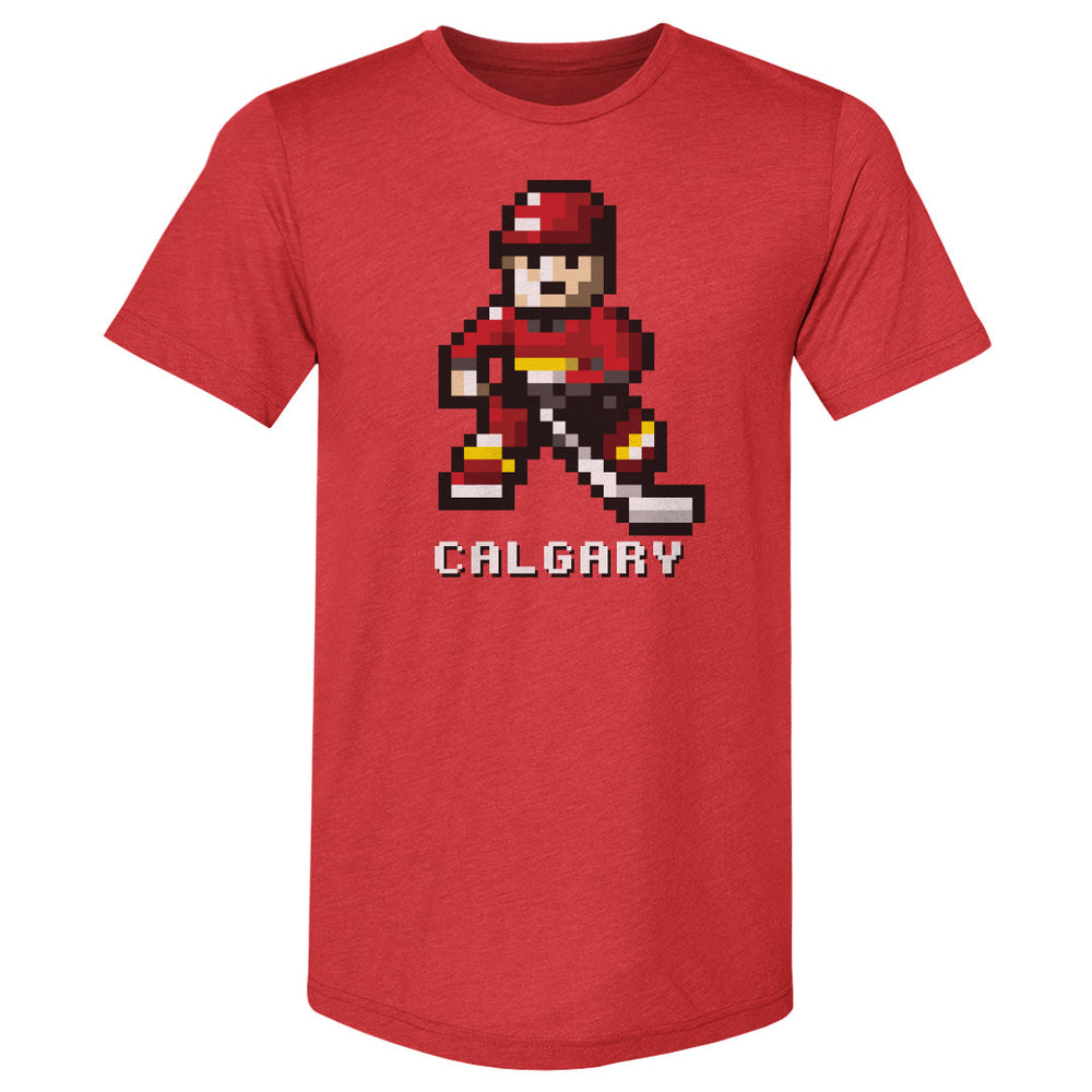 Calgary Hockey 8-bit WHT (ONLINE ORDER ONLY)