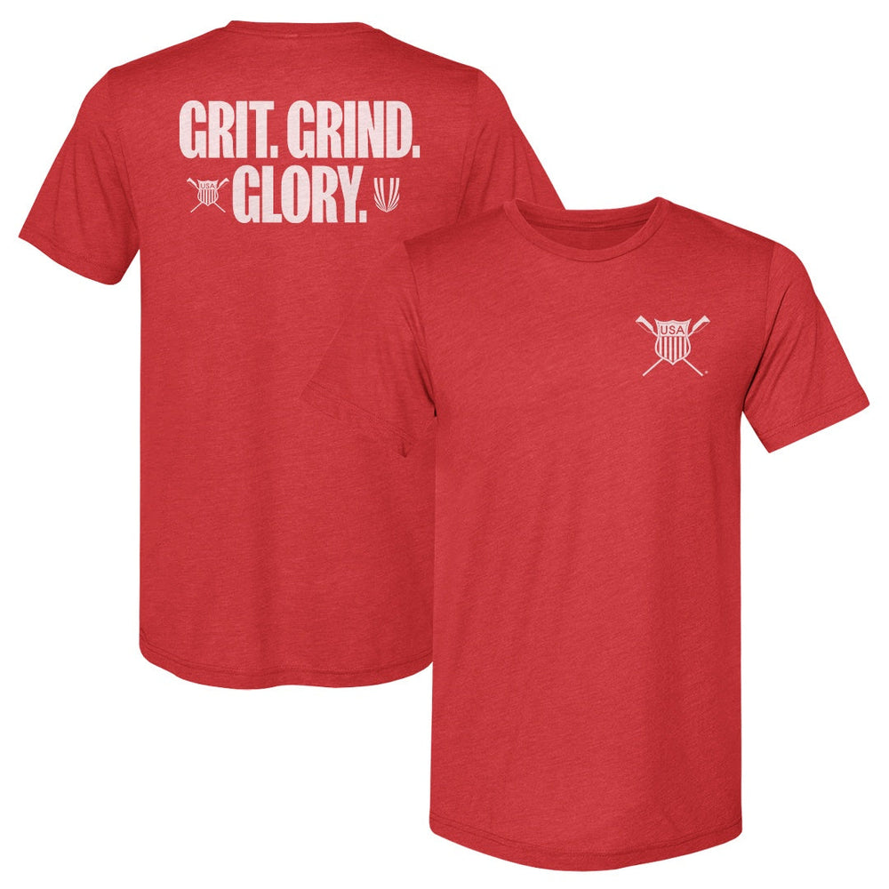 USRowing Emblem Glory F&B WHT (ONLINE ORDER ONLY)