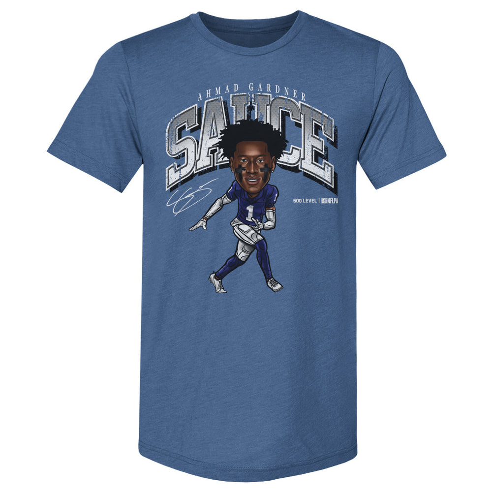 Sauce Gardner Indianapolis Cartoon WHT (ONLINE ORDER ONLY)