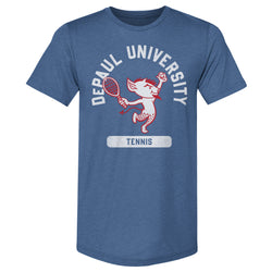 DePaul Blue Demons Mascot Tennis WHT (ONLINE ORDER ONLY)
