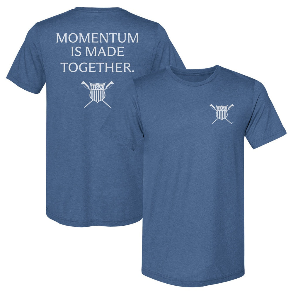 USRowing Emblem Momentum F&B WHT (ONLINE ORDER ONLY)