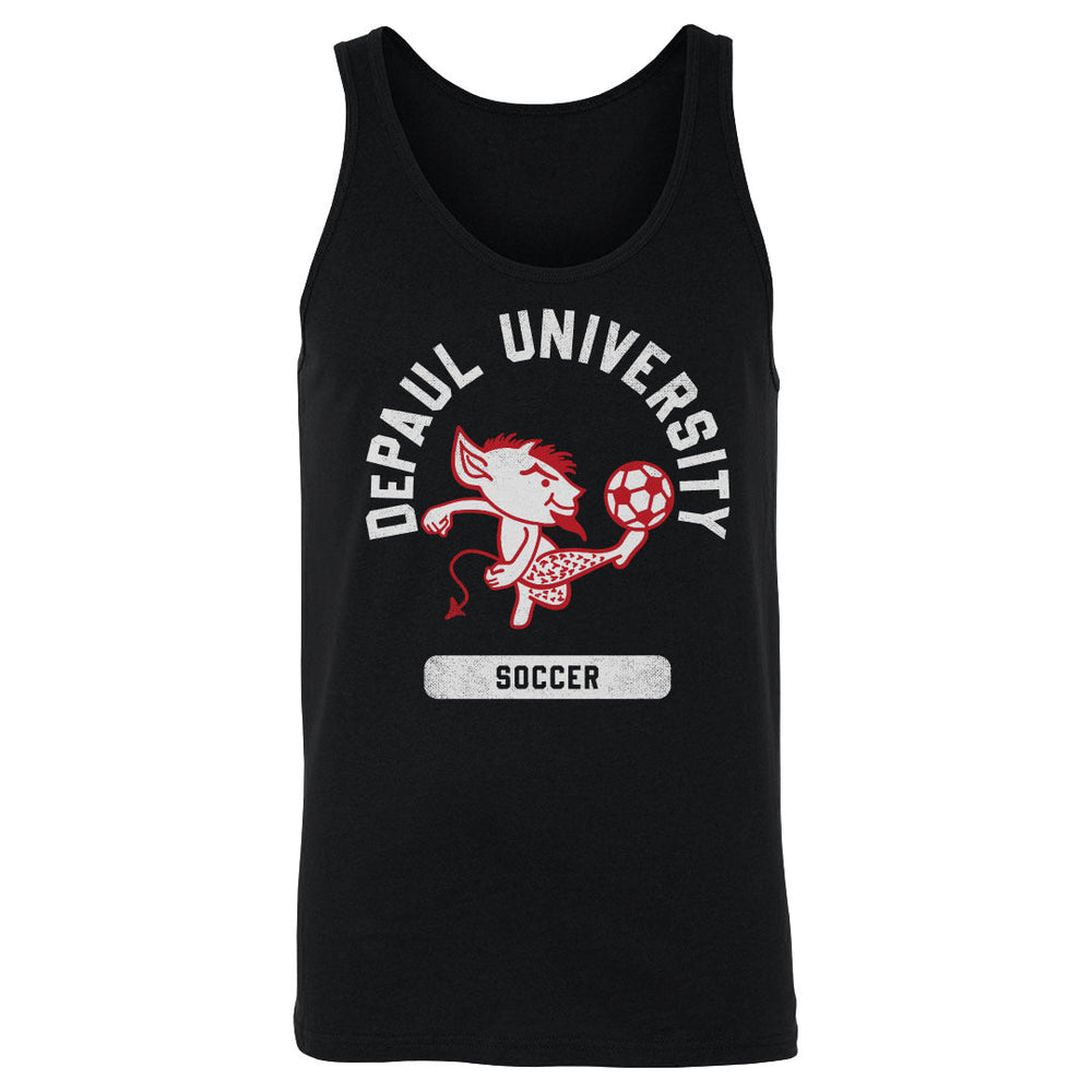 DePaul Blue Demons Mascot Soccer WHT (ONLINE ORDER ONLY)