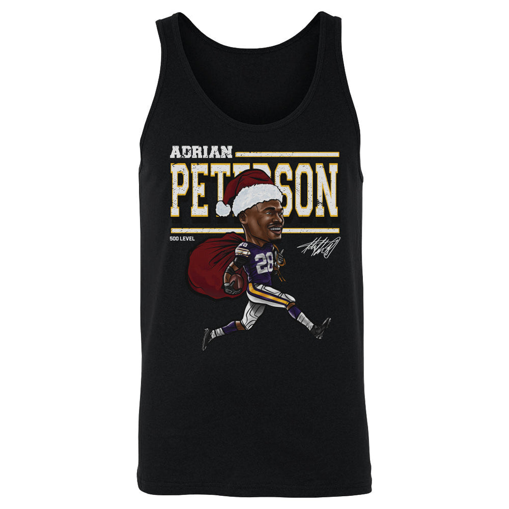 Adrian Peterson Minnesota Cartoon Santa Hat WHT (ONLINE ORDER ONLY)