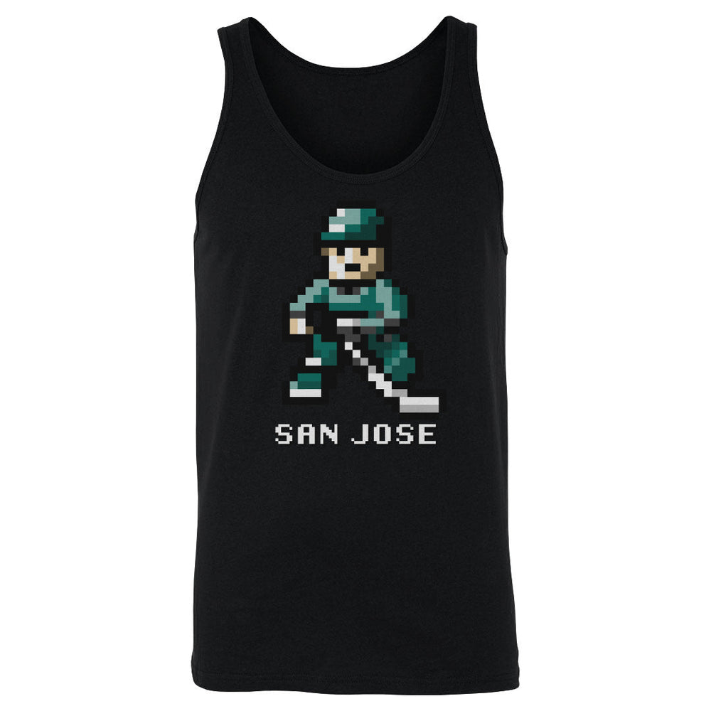 San Jose Hockey 8-bit WHT (ONLINE ORDER ONLY)
