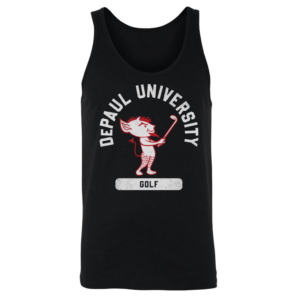 DePaul Blue Demons Mascot Golf WHT (ONLINE ORDER ONLY)