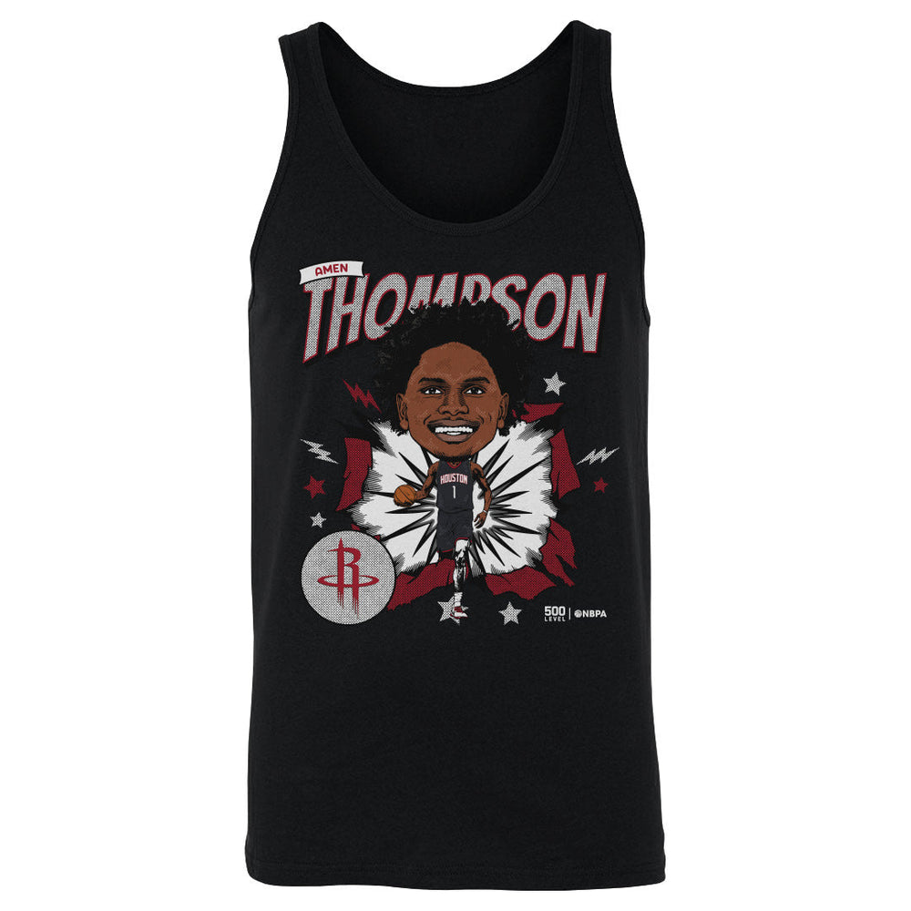 Amen Thompson Houston Rockets Caricature WHT (ONLINE ORDER ONLY)