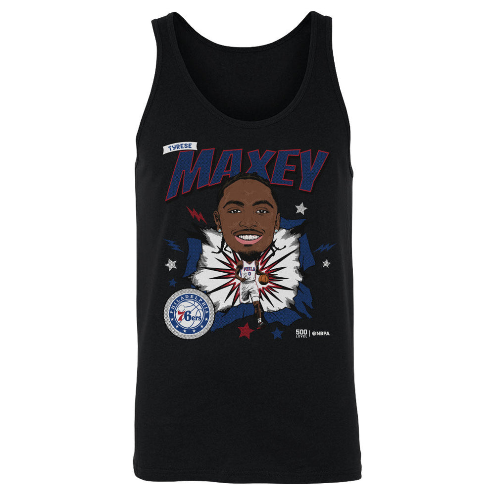 Tyrese Maxey Philadelphia 76ers Caricature WHT (ONLINE ORDER ONLY)
