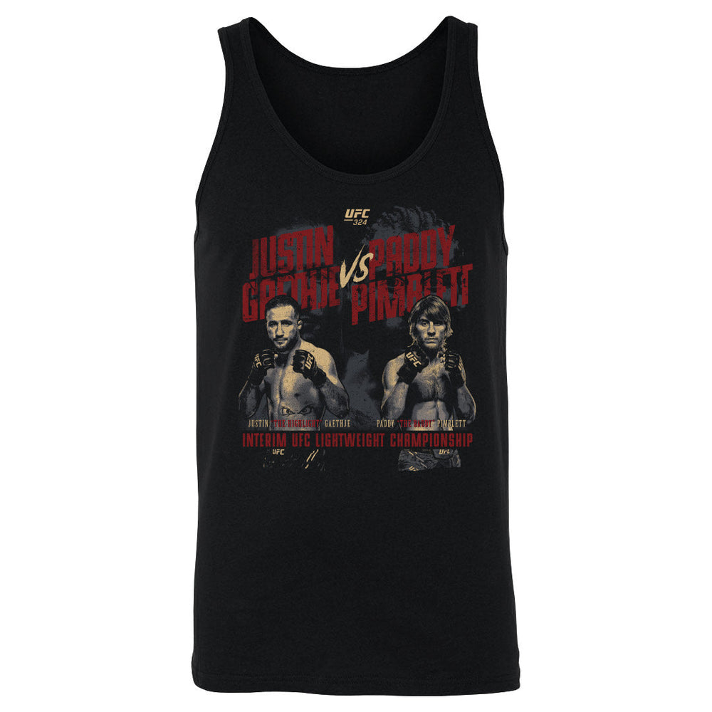 UFC 324 Gaethje Vs. Pimblett Match Up WHT (ONLINE ORDER ONLY)