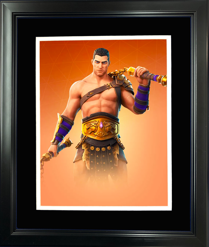 Framed Menace Legendary Fortnite Skin 11"x14" Video Game Photo (ONLINE ORDER ONLY)