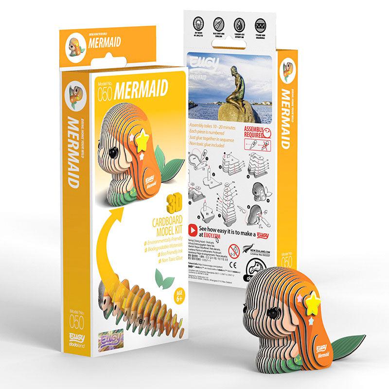 Mermaid 3D Cardboard Model Kit Eugy (ONLINE ORDER ONLY)