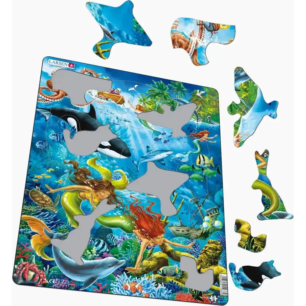 Mermaids 32 Piece Tray Jigsaw Puzzle Larsen