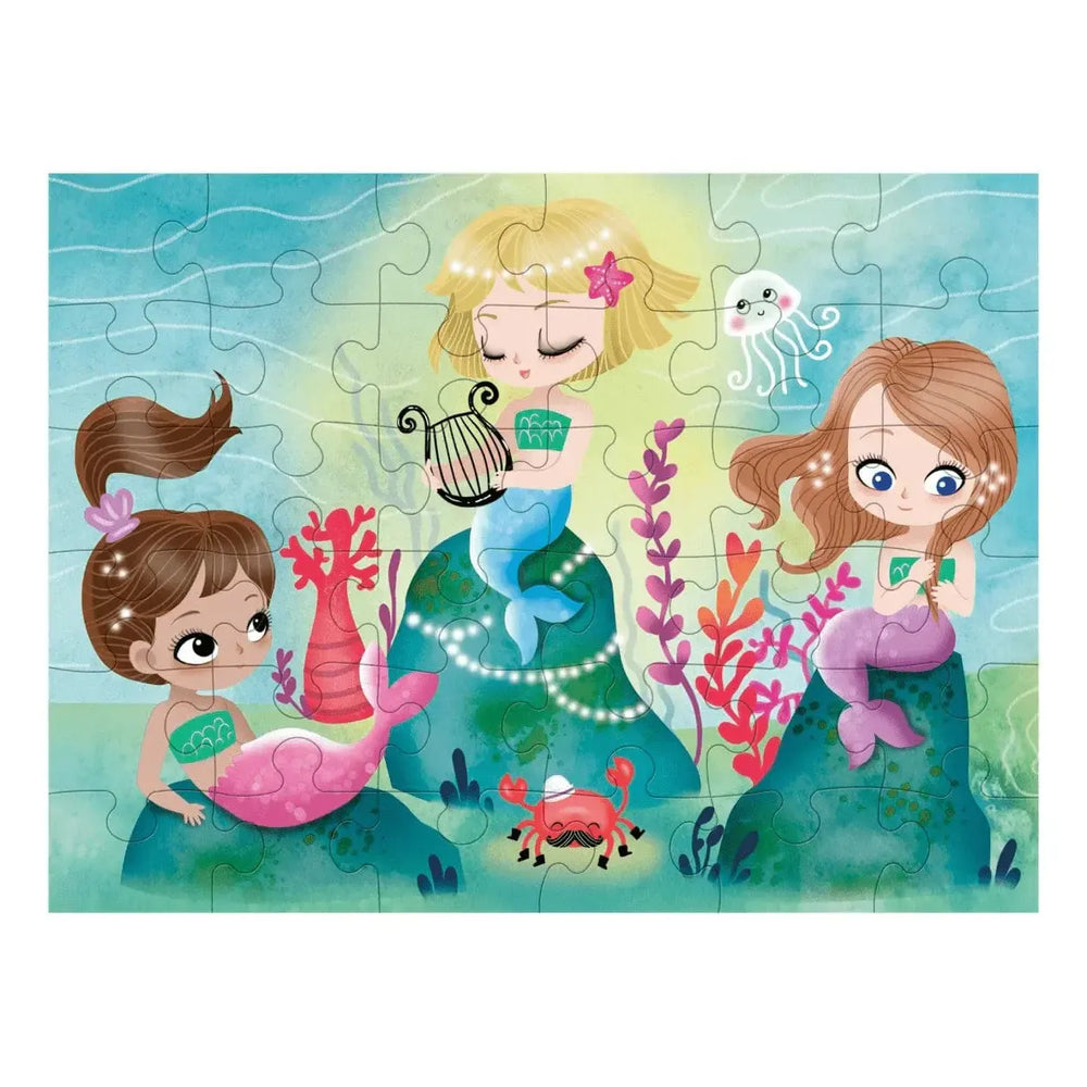 Mermaids 36 Piece Mini Jigsaw Puzzle Mudpuppy (ONLINE ORDER ONLY)